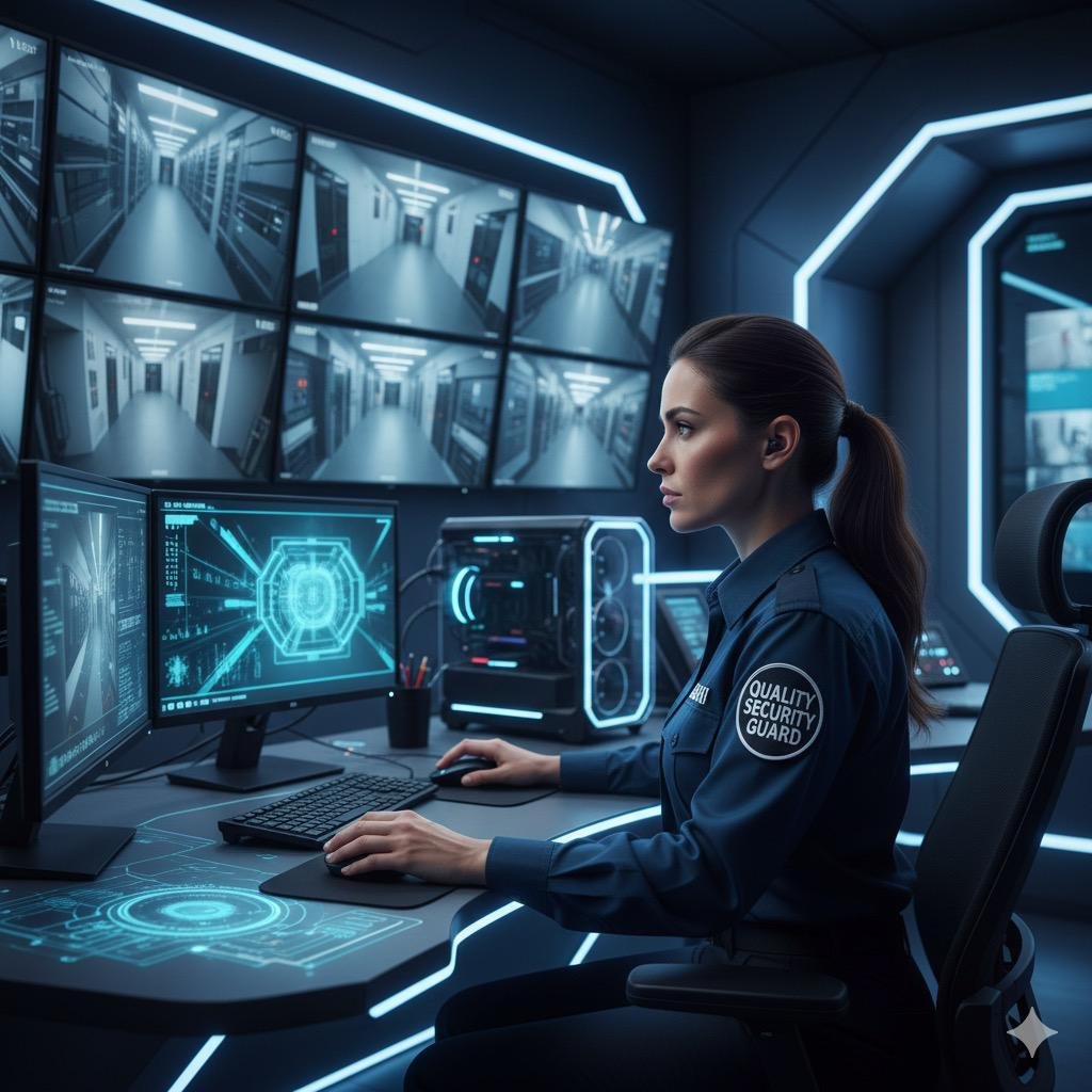 Security Guard Officer on Duty